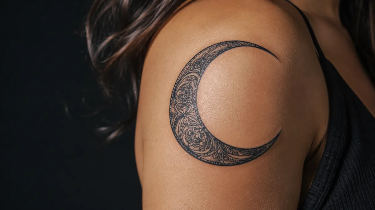 Crescent Moon Tattoo tattoo