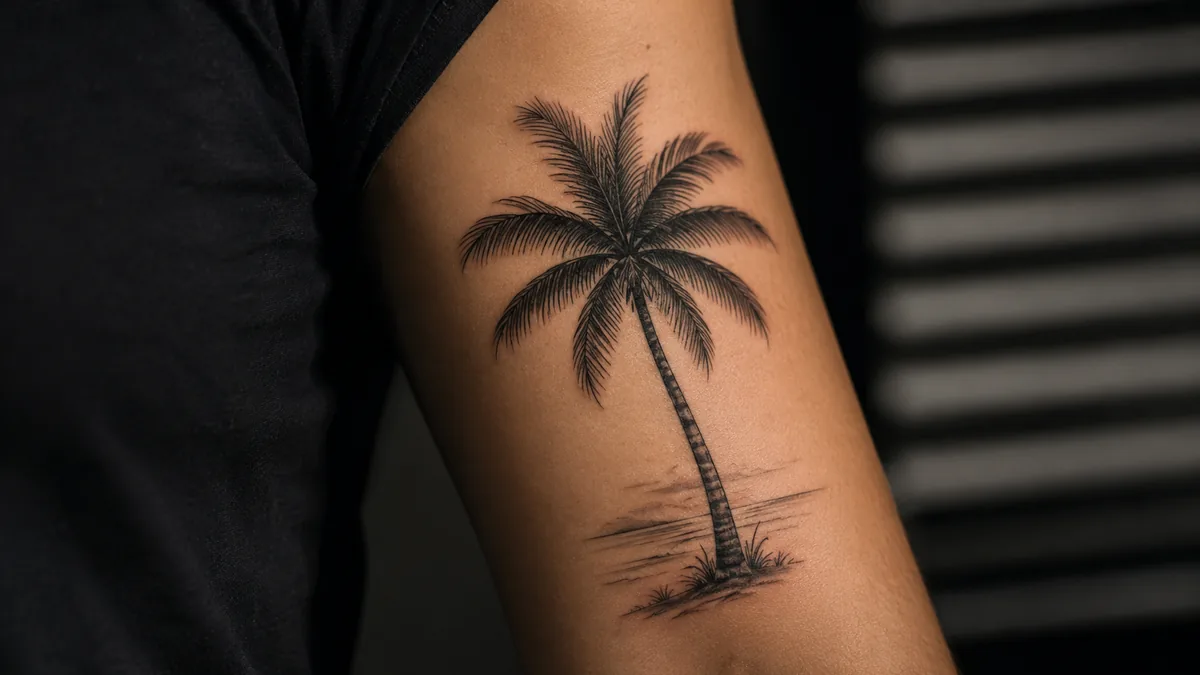 Palm Tree Tattoo tattoo