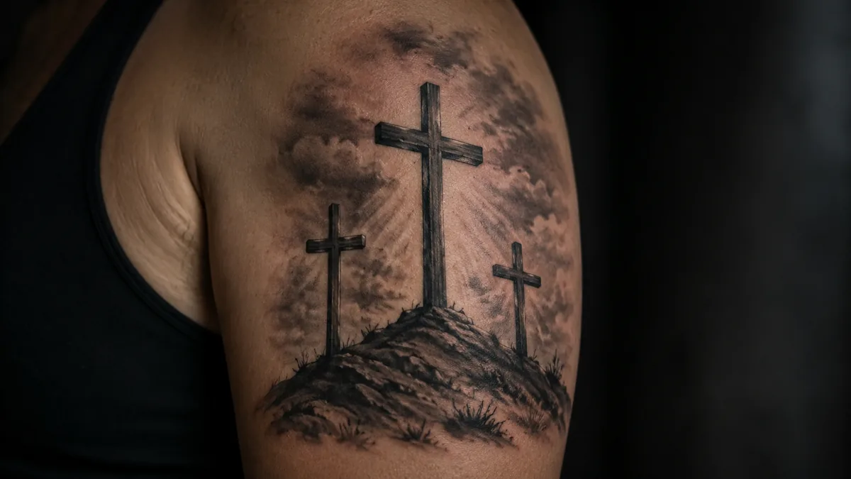 Three Crosses Tattoo tattoo