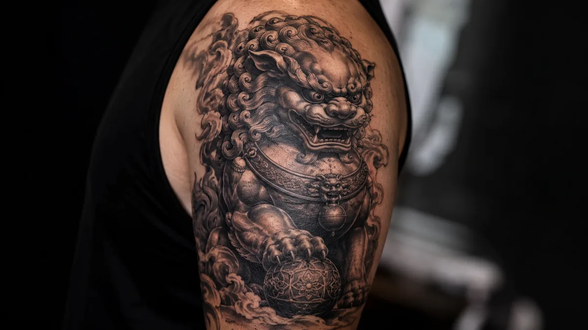 Fu Dog Tattoo tattoo