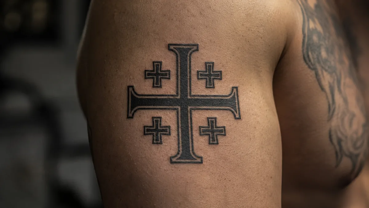 Jerusalem Cross Tattoo tattoo