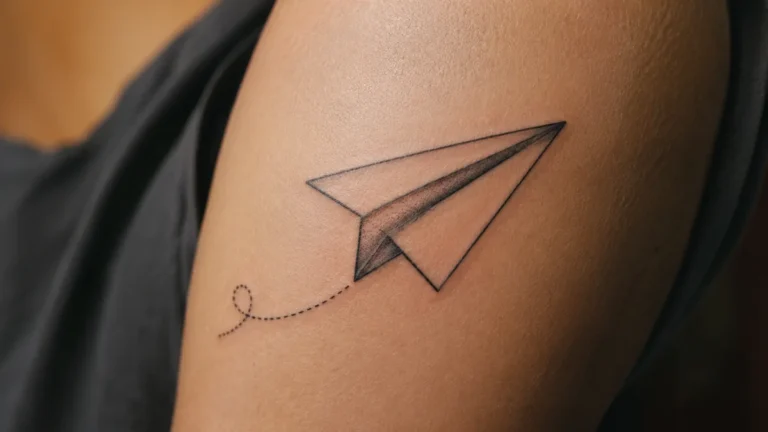 Paper Airplane Tattoo Meaning