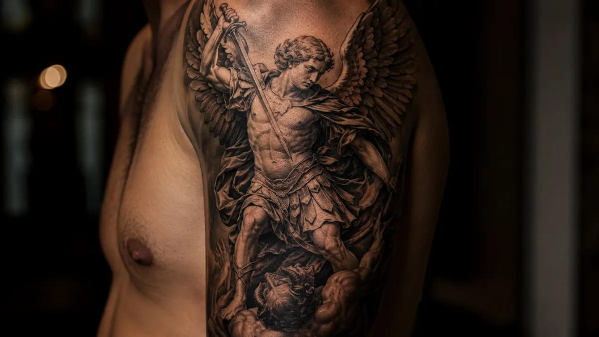 St Michael Tattoo tattoo