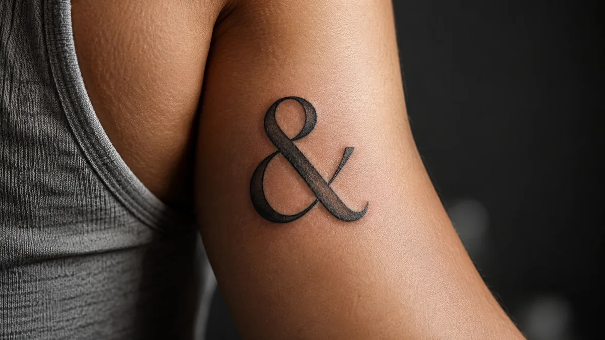 Ampersand Tattoo tattoo