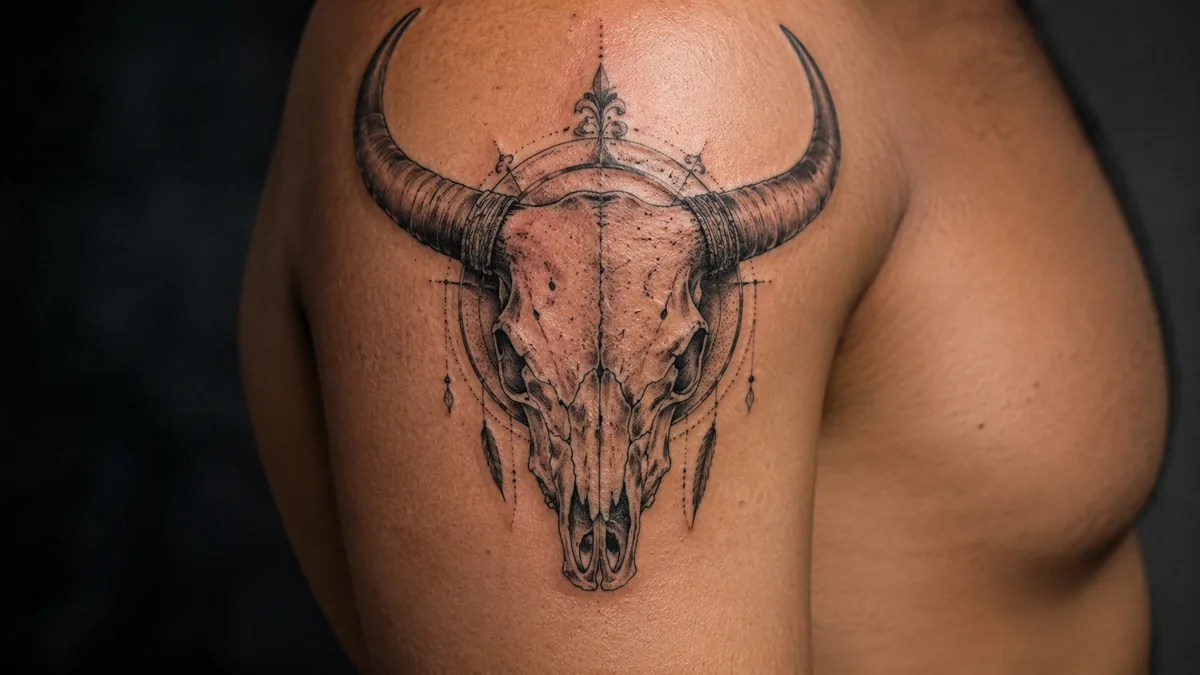 Bull Skull Tattoo tattoo