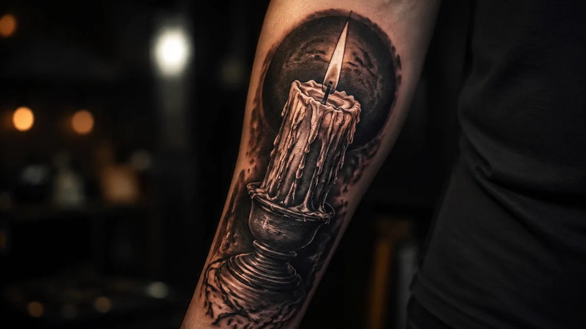 Candle Tattoo tattoo