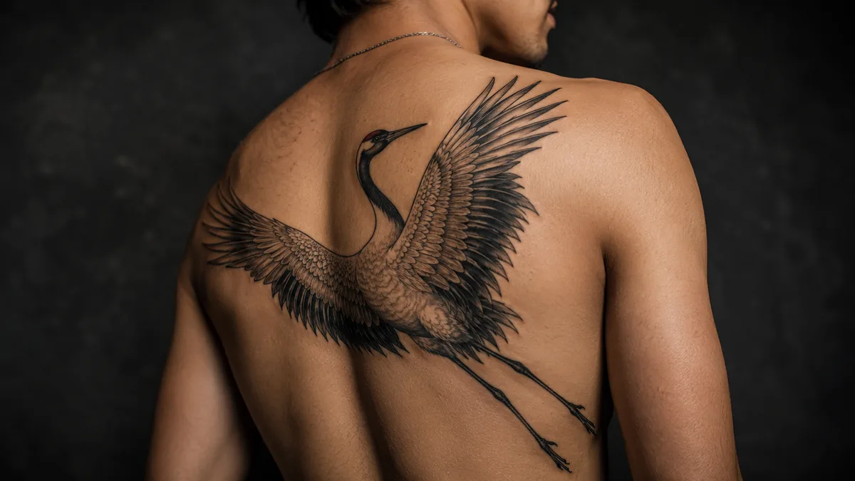 Crane Tattoo tattoo