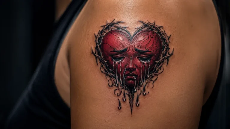 Crying Heart Tattoo Meaning