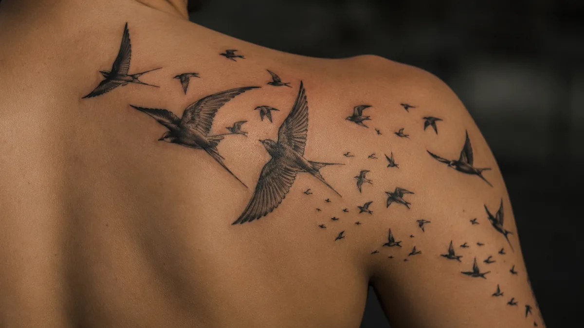 Flying Birds Tattoo tattoo