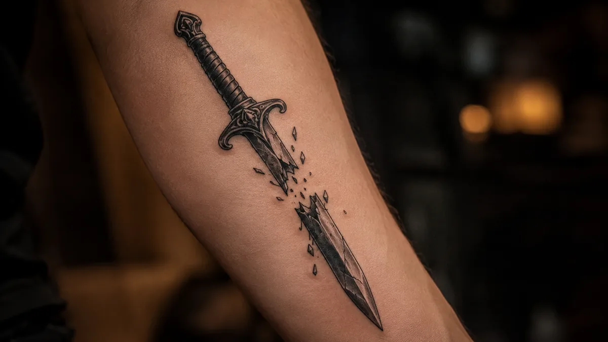 Broken Sword Tattoo tattoo