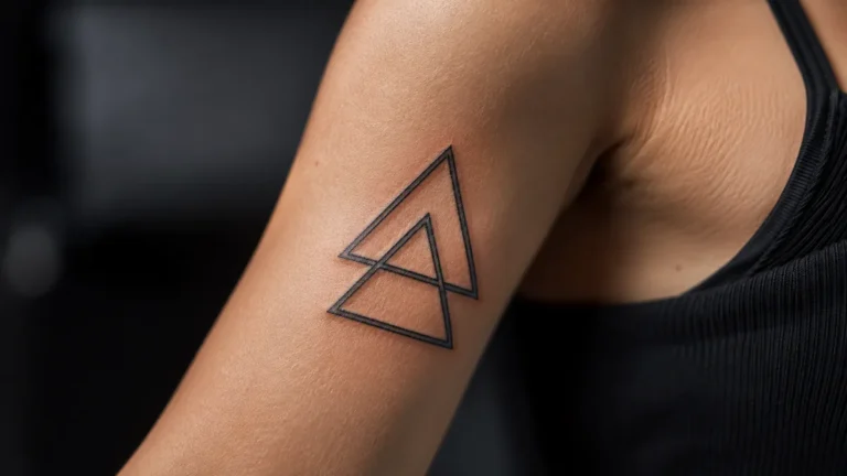 Double Triangle Tattoo Meaning