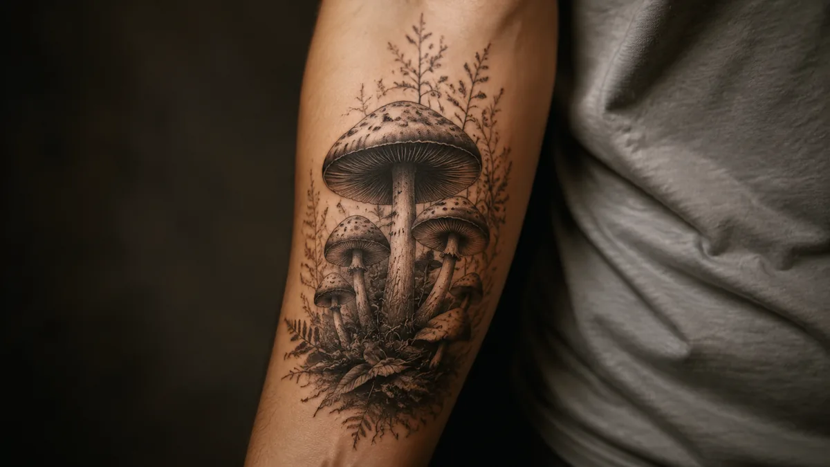 Mushroom Tattoo tattoo