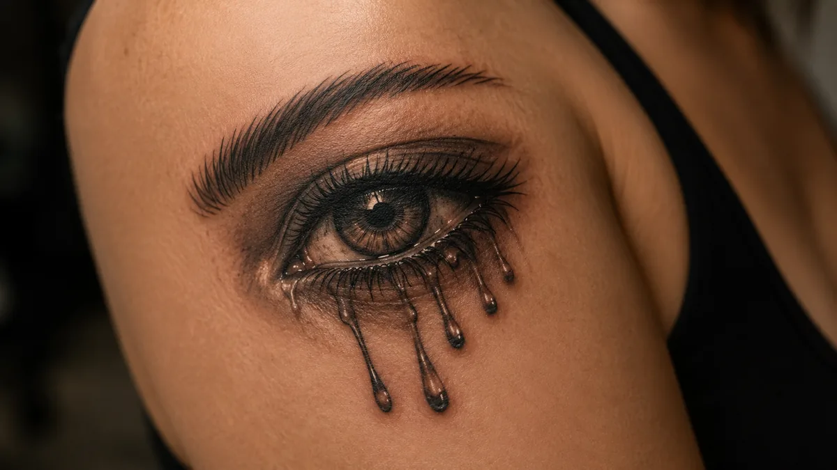 Crying Eye Tattoo tattoo