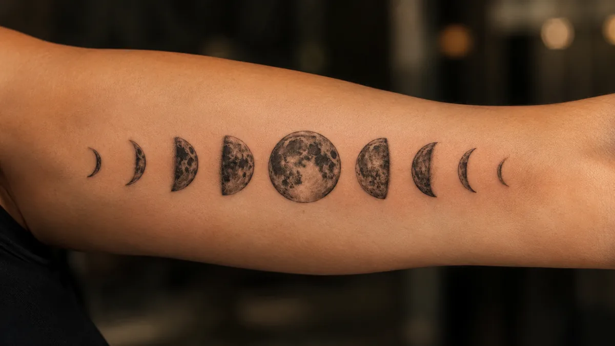 Moon Cycle Tattoo tattoo
