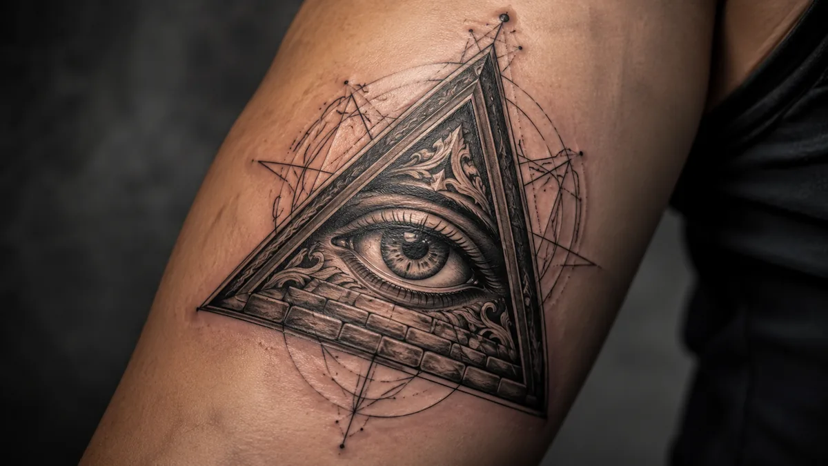 Pyramid Eye Tattoo tattoo