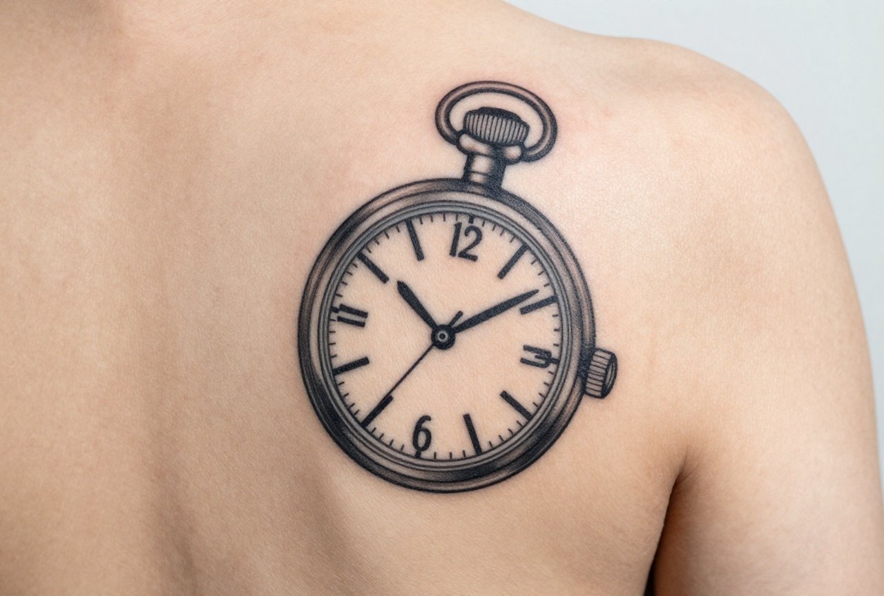 Fob Watch Tattoo Designs That Actually Work