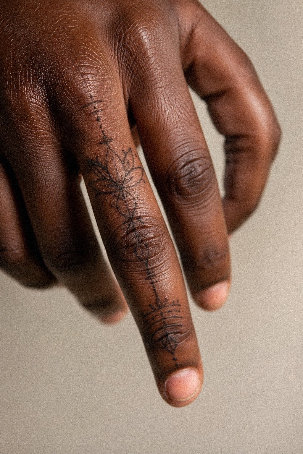 Kept the fingertips dark and simple