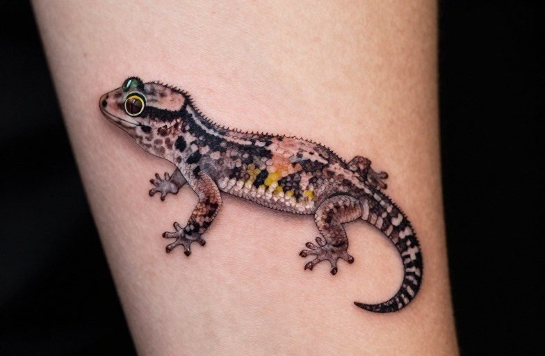 Gecko Tattoo Meaning: Adaptation, Survival & Quiet Luck