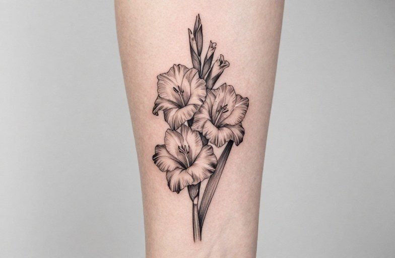 Gladiolus Tattoo Meaning: Strength, Memory, and August Births