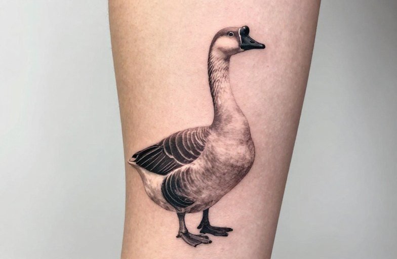 Goose Tattoo Meaning: Loyalty, Migration & Guardianship