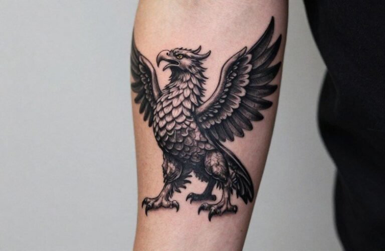 Gryphon Tattoo Meaning: Power, Guardianship, and Duality