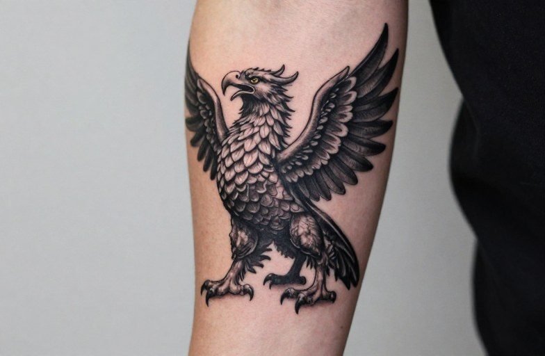 Gryphon Tattoo Meaning: Power, Guardianship, and Duality