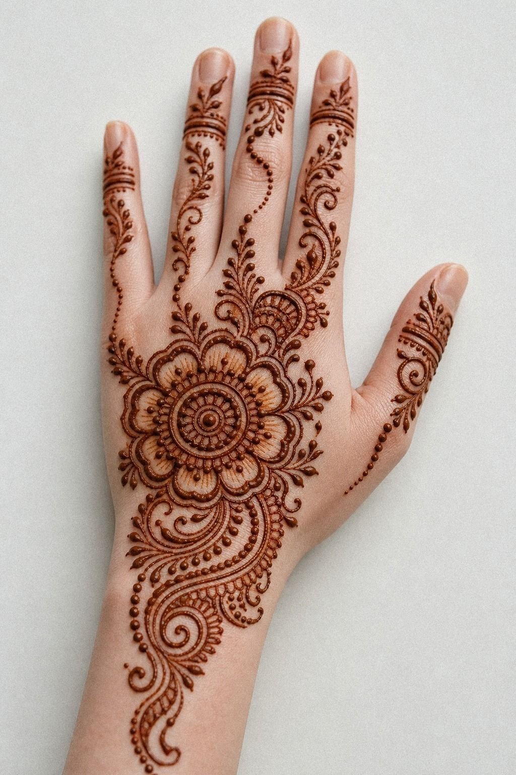 I Cleaned My Palm Before Henna Paste