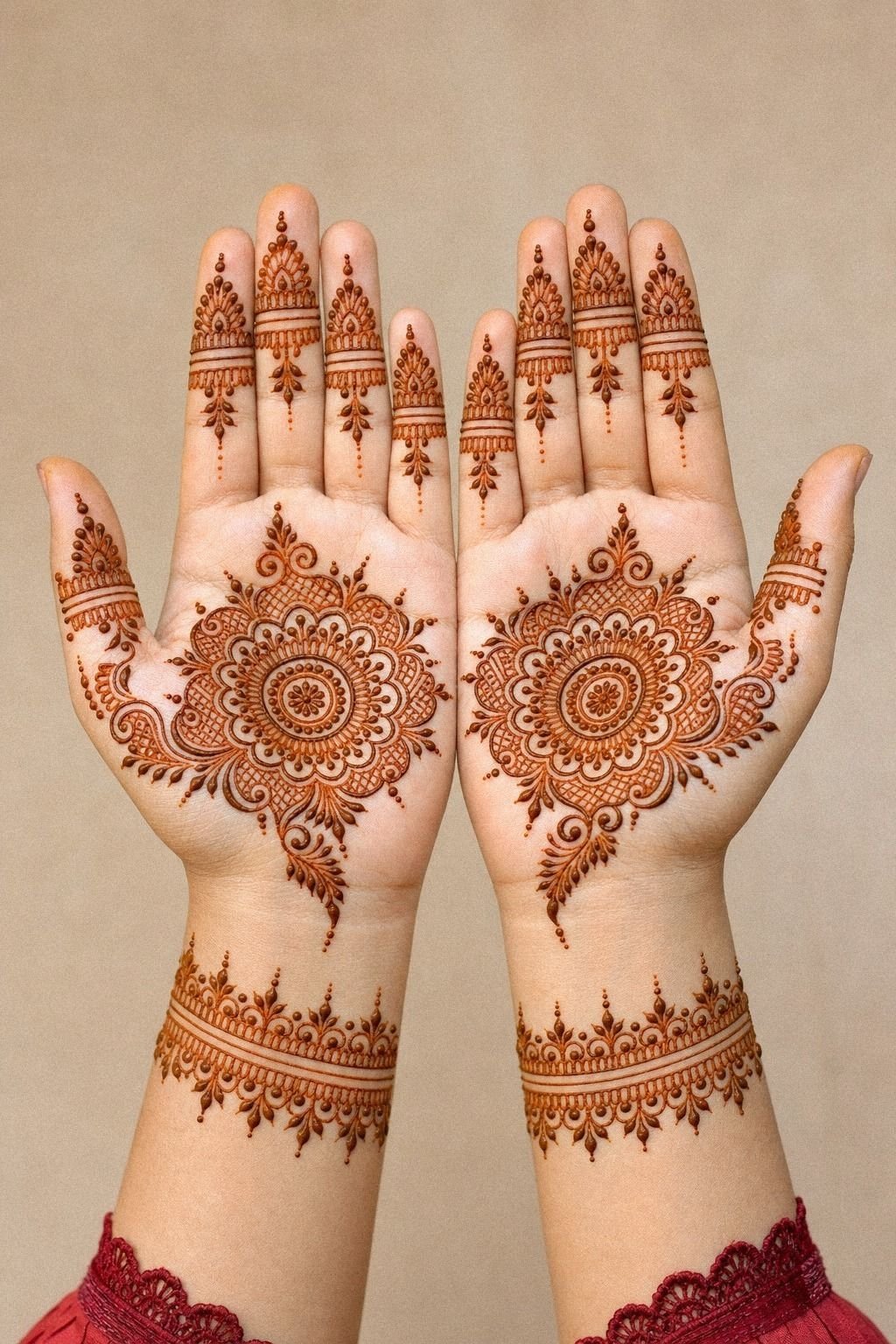 I Chose A Simple Center Palm Mandala