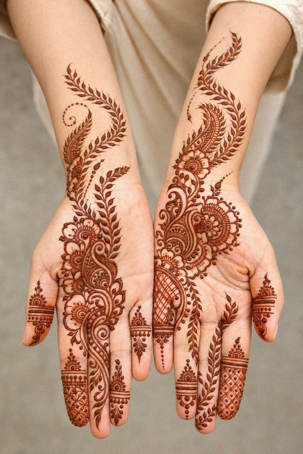 I Added Leaf Trails Across The Palm