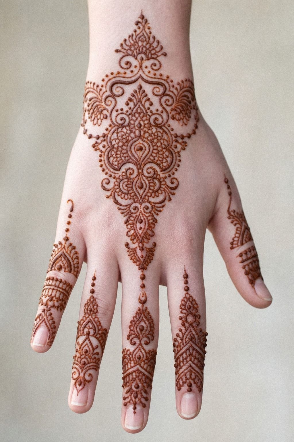 I Kept The Front Palm Pattern Balanced