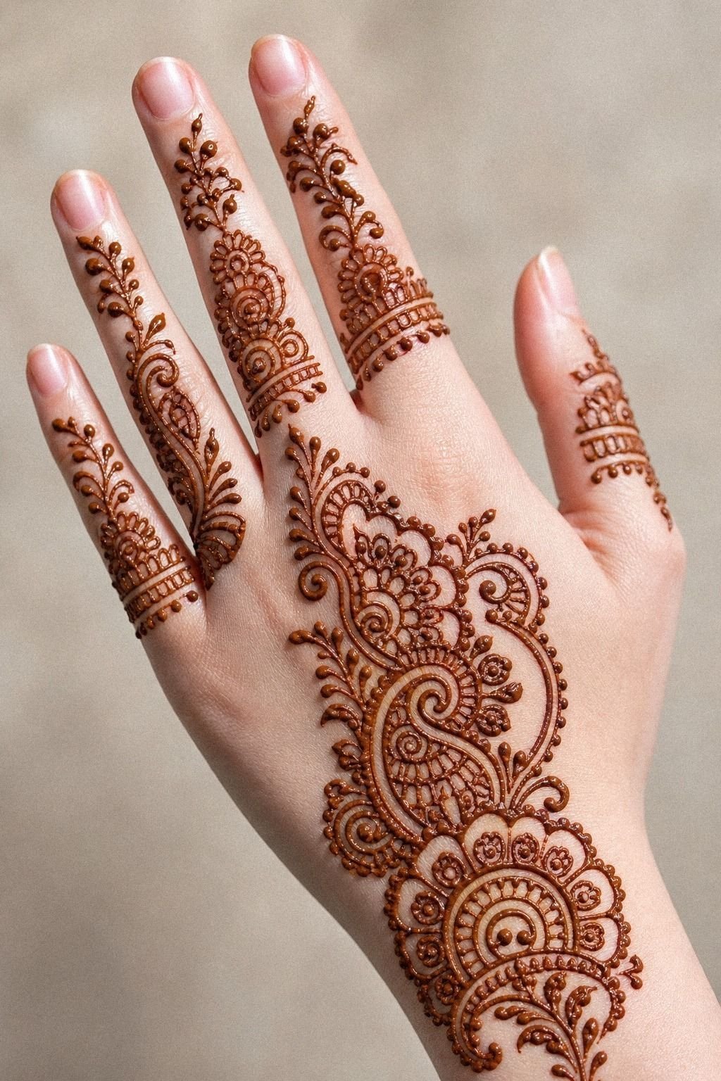 Photograph The Simple Henna Hand Finish