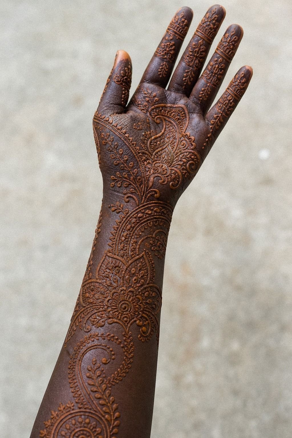 I Photographed The Design With Open Fingers