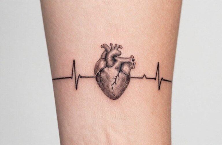 Heart Rate Tattoo Meaning: Life, Loss & Everything Between