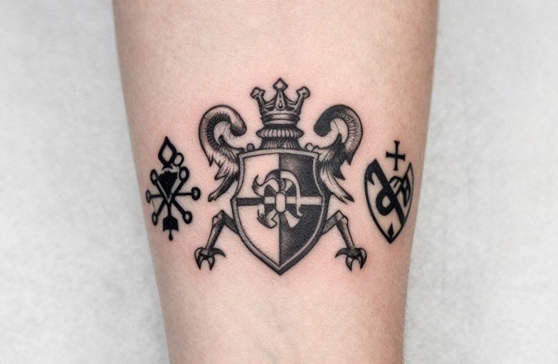 Heraldic Symbols Tattoo Meaning: Lions, Eagles, Coats of Arms