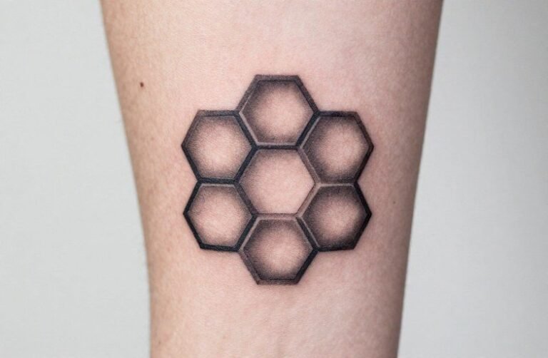Hexagon Tattoo Meaning: Structure, Nature, and Sacred Geometry