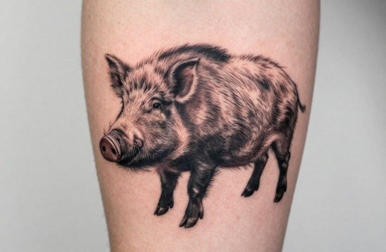 Hog Symbolism Tattoo Meaning: Grit, Prosperity & Defiance