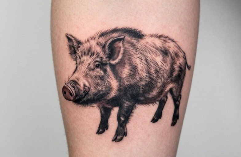 Hog Symbolism Tattoo Meaning: Grit, Prosperity & Defiance
