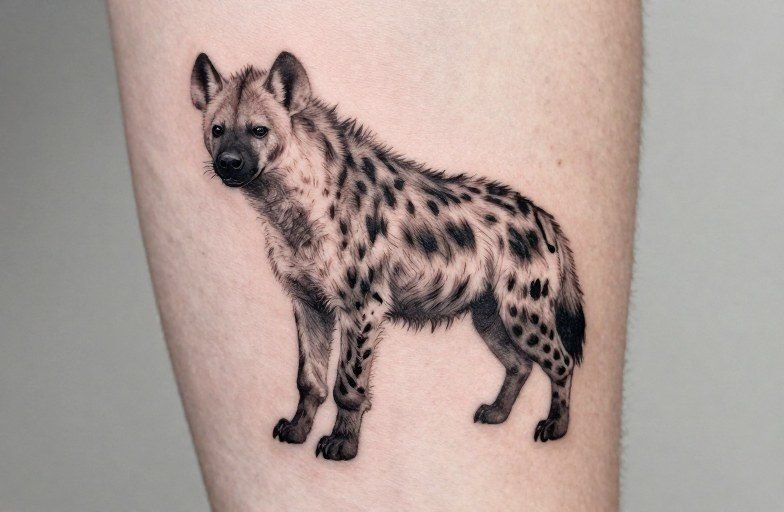 Hyena Tattoo Meaning: Resilience, Laughter Shadow