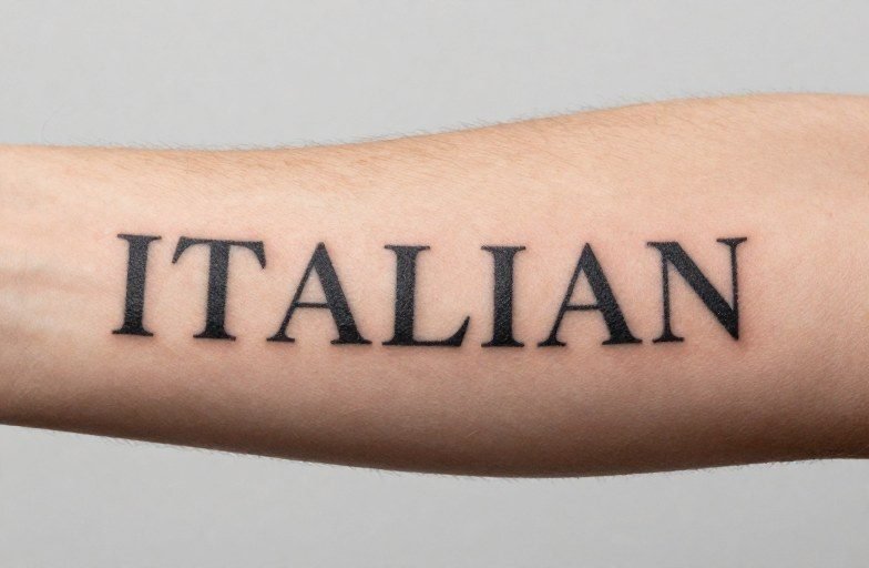 Italian Word Meanings Tattoo Meaning: Language as Skin
