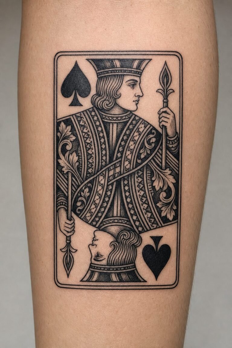 Jack of Spades Tattoo Meaning: Symbolism and Significance