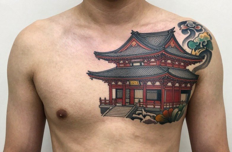 Japanese Temple Tattoo Meaning: Symbolism, Styles Placement