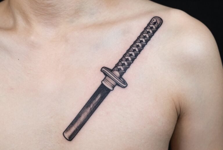 Katana Tattoo Meaning: Honor, Discipline & the Warrior Spirit