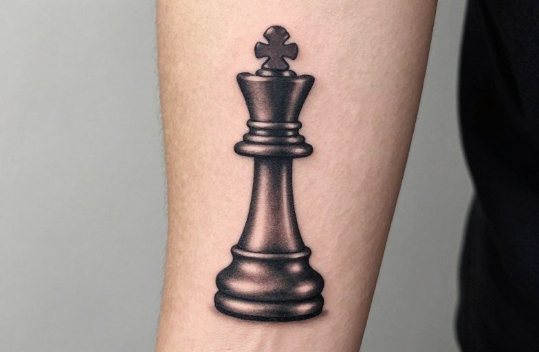 King Chess Piece Tattoo Meaning: Power, Strategy & Self-Rule