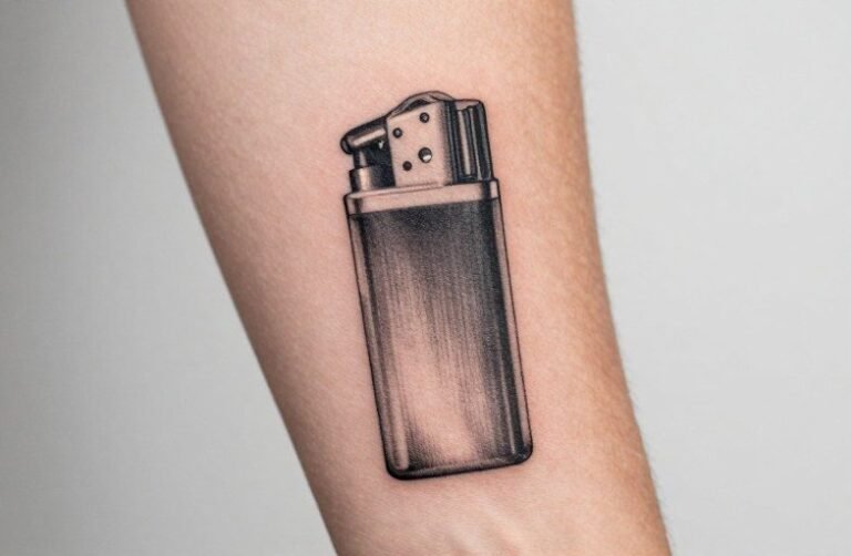 Lighter Tattoo Meaning: Flame, Rebellion & Renewal