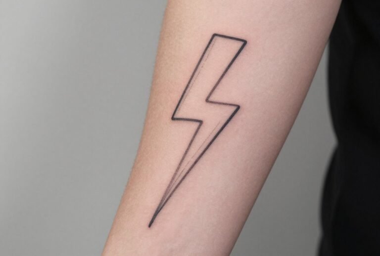 Lightning Bolt Tattoo Meaning: Power, Speed & Sudden Change