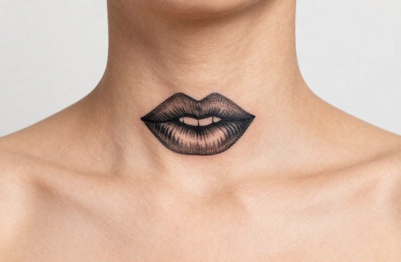 Lipstick Neck Tattoo Meaning: Symbolism, Styles Placement