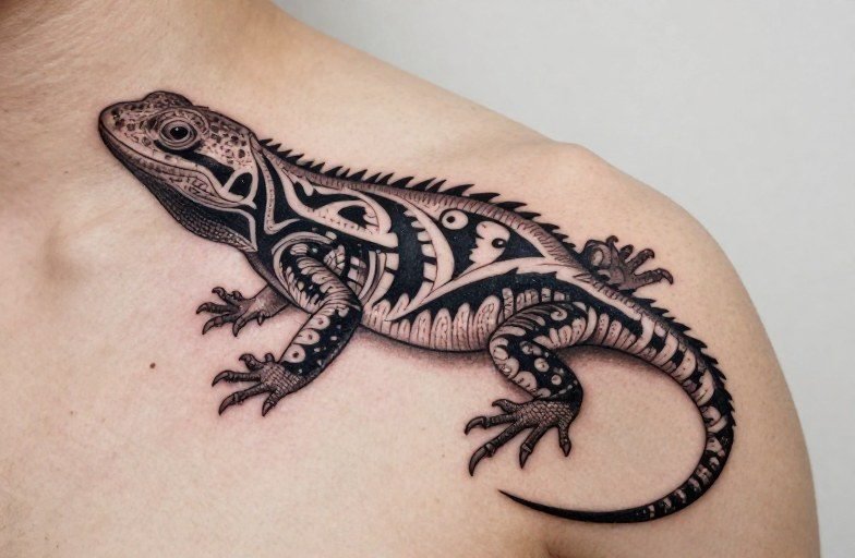 Lizard Tribal Tattoos: Style Guide