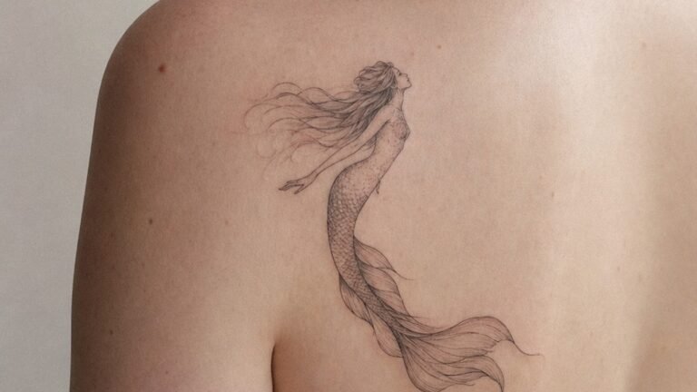 How to Choose a Mermaid Tattoo That Won't Blur Into Soup