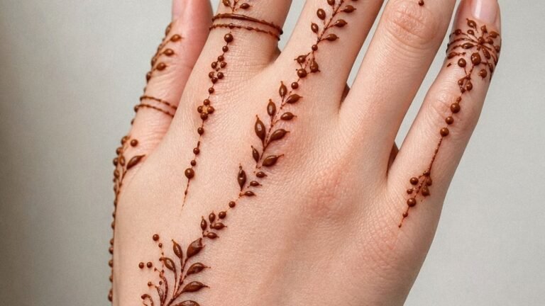 15 Modern Henna Designs That Look Clean Without Going Flat