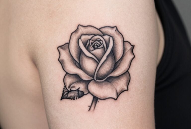 Money Rose Tattoo Meaning: Wealth, Hustle & Beauty